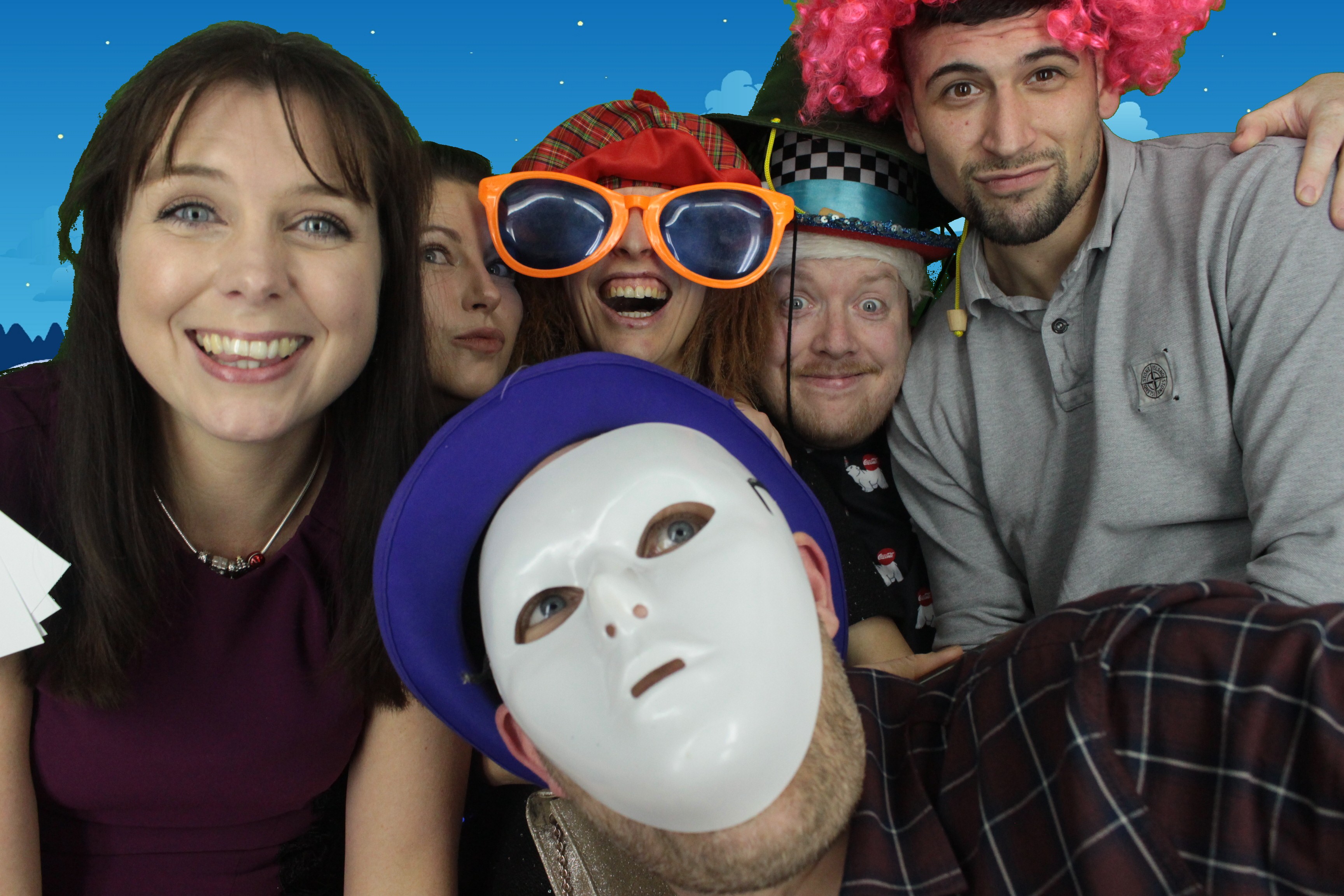 One Line Christmas Party | View more photos from the event at gallery.myphotoboothexperience.co.uk/u/MyPhotoBoothExperienceLtd/One-Line-Christmas-Party
